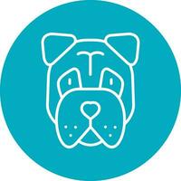 bullmastiff vector icono