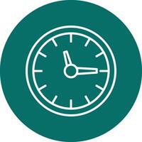 icono de vector de reloj