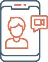 Video Call Vector Icon