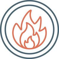 Flammable Vector Icon