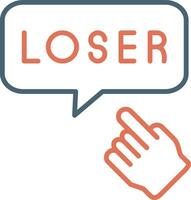 Loser Vector Icon