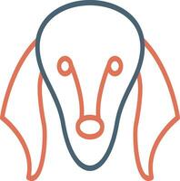 saluki vector icono