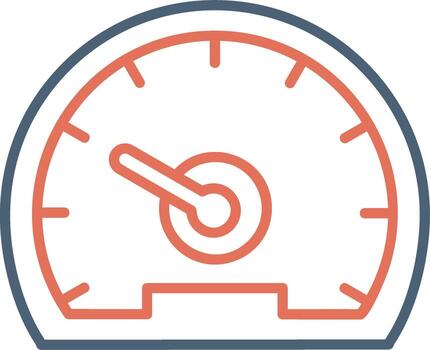 icono de vector de velocímetro