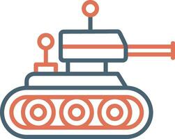 icono de vector de tanque