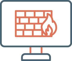 Firewall Vector Icon