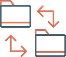 File Sharing Vector Icon