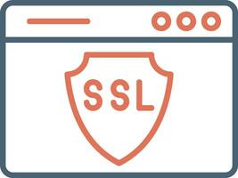 icono de vector de ssl