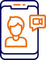 Video Call Vector Icon