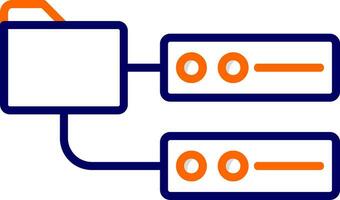 icono de vector de datos