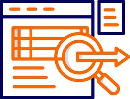 Data Query Vector Icon