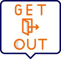 Get Out Vector Icon