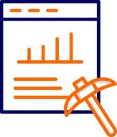 Data Mining Vector Icon