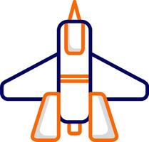 icono de vector de avión