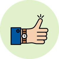 Thumbs Up Vector Icon