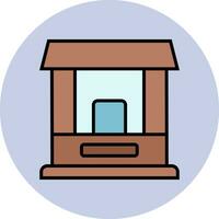 Ticket Window Vector Icon