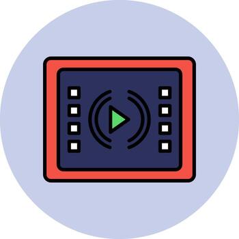 icono de vector de transmisión