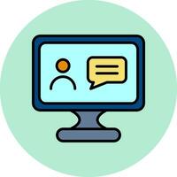 Online Education Vector Icon