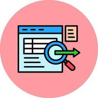 Data Query Vector Icon