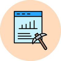 Data Mining Vector Icon