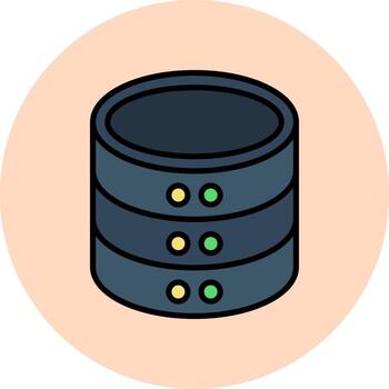 bases de datos vector icono