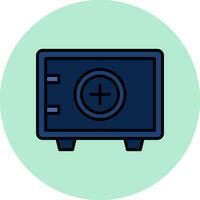 Safe Box Vector Icon