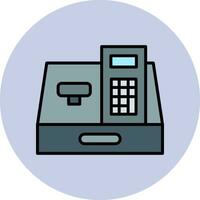 Cashier Machine Vector Icon