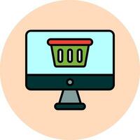 Online Shopping Vector Icon