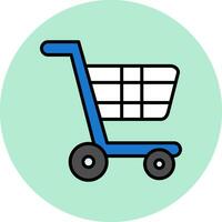 icono de vector de compras