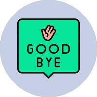 Good Bye Vector Icon