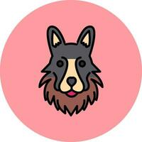 German Shepherd Vector Icon