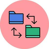 File Sharing Vector Icon