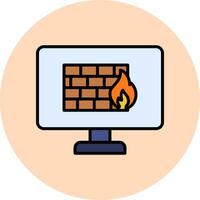 Firewall Vector Icon