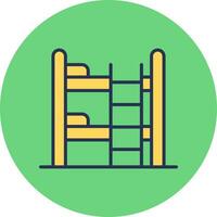 Bunk Bed Vector Icon