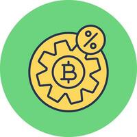 icono de vector de criptomoneda