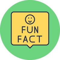 Fun Fact Vector Icon