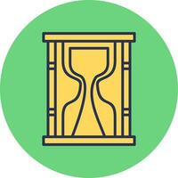 icono de vector de reloj de arena