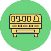 Digital Clock Vector Icon