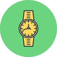 reloj, vector, icono vector