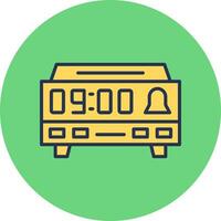 Digital Clock Vector Icon