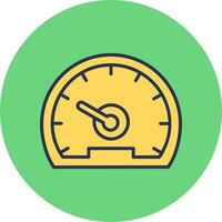 Speedometer Vector Icon