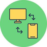 File Transfer Vector Icon