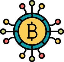 icono de vector de criptomoneda