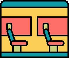 icono de vector de asiento