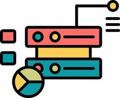 icono de vector de base de datos