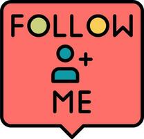 Follow Me Vector Icon