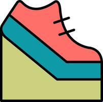 icono de vector de zapato