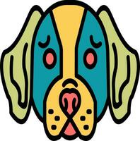 Basset Hound Vector Icon
