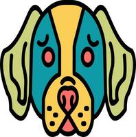 Basset Hound Vector Icon