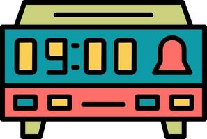 Digital Clock Vector Icon