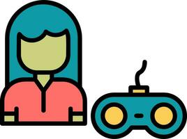 Gamer Vector Icon